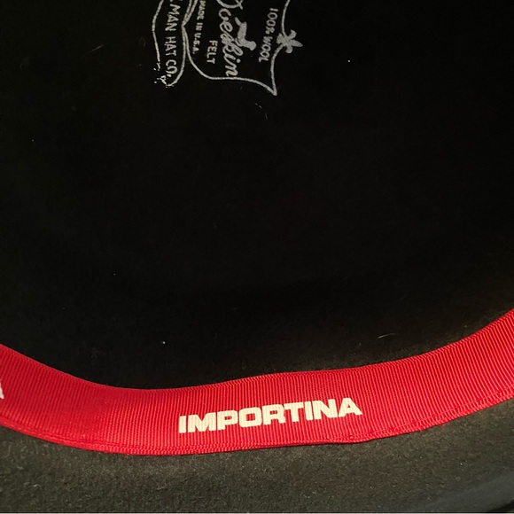 VTG Wool Doeskin Felt Hat Bollman Hat Co USA Black Plaid Ribbon Bow Classic - Picture 4 of 5